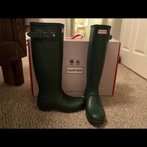 Tall Hunter rain boots